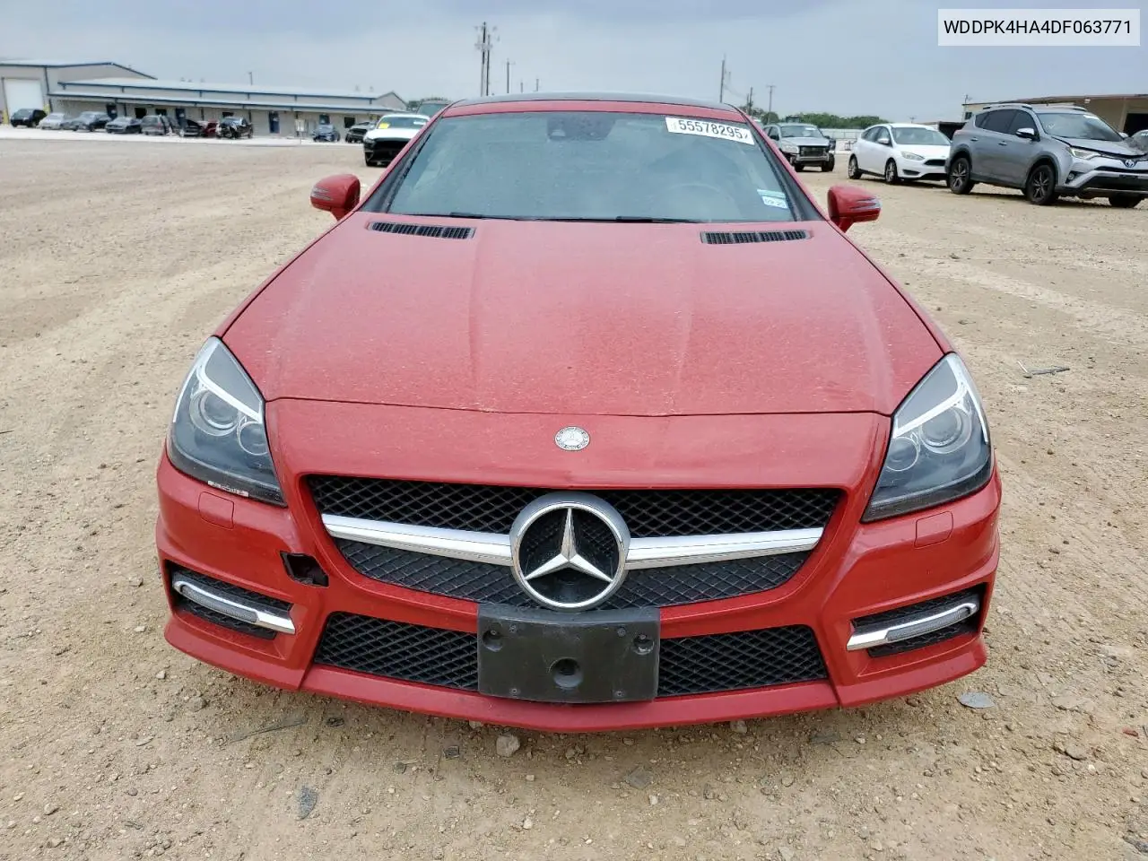 2013 Mercedes-Benz Slk 250 VIN: WDDPK4HA4DF063771 Lot: 55578295