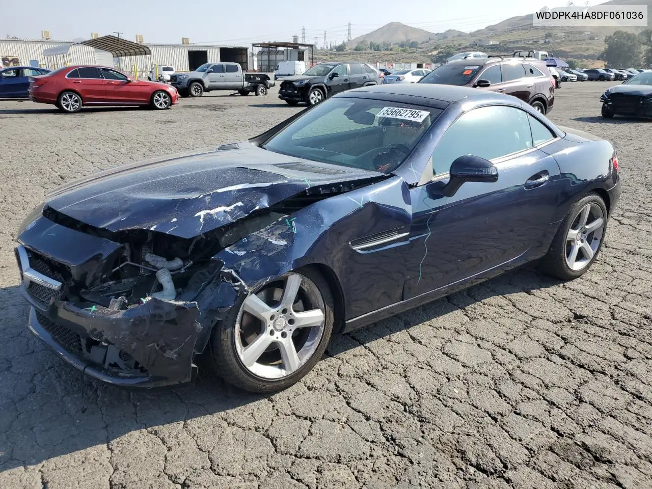 2013 Mercedes-Benz Slk 250 VIN: WDDPK4HA8DF061036 Lot: 55662795