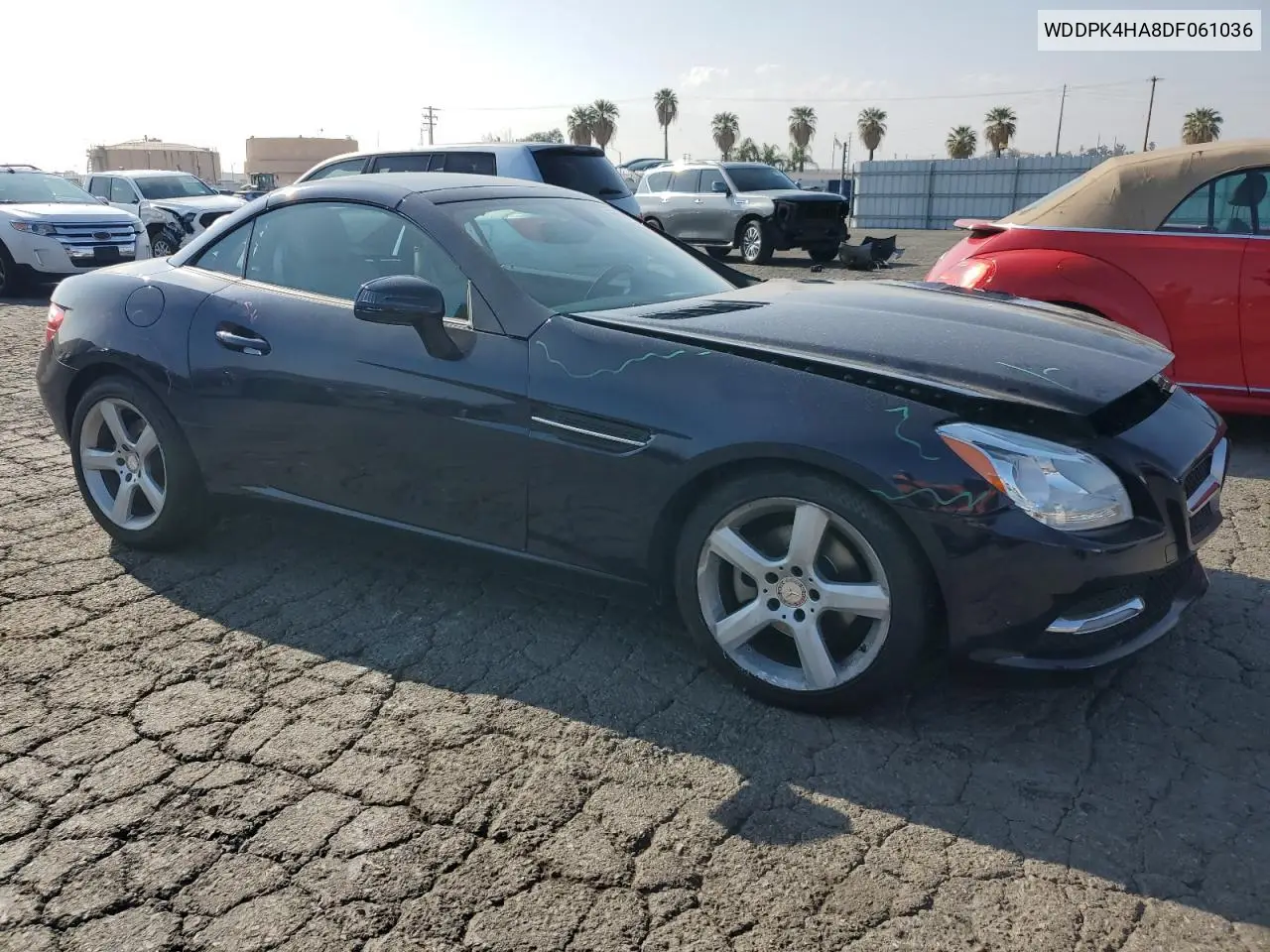 2013 Mercedes-Benz Slk 250 VIN: WDDPK4HA8DF061036 Lot: 55662795