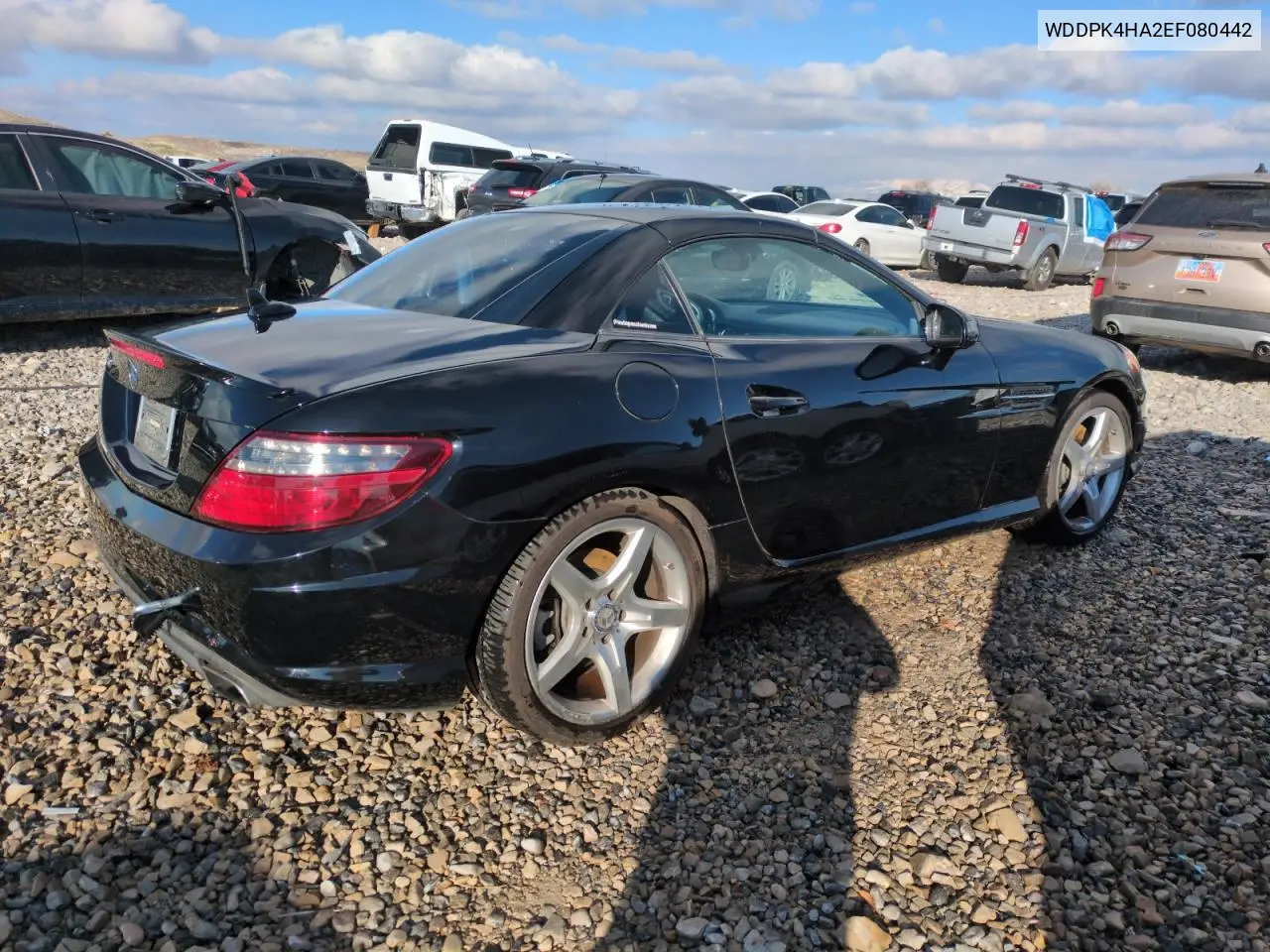 2014 Mercedes-Benz Slk 250 VIN: WDDPK4HA2EF080442 Lot: 45159975