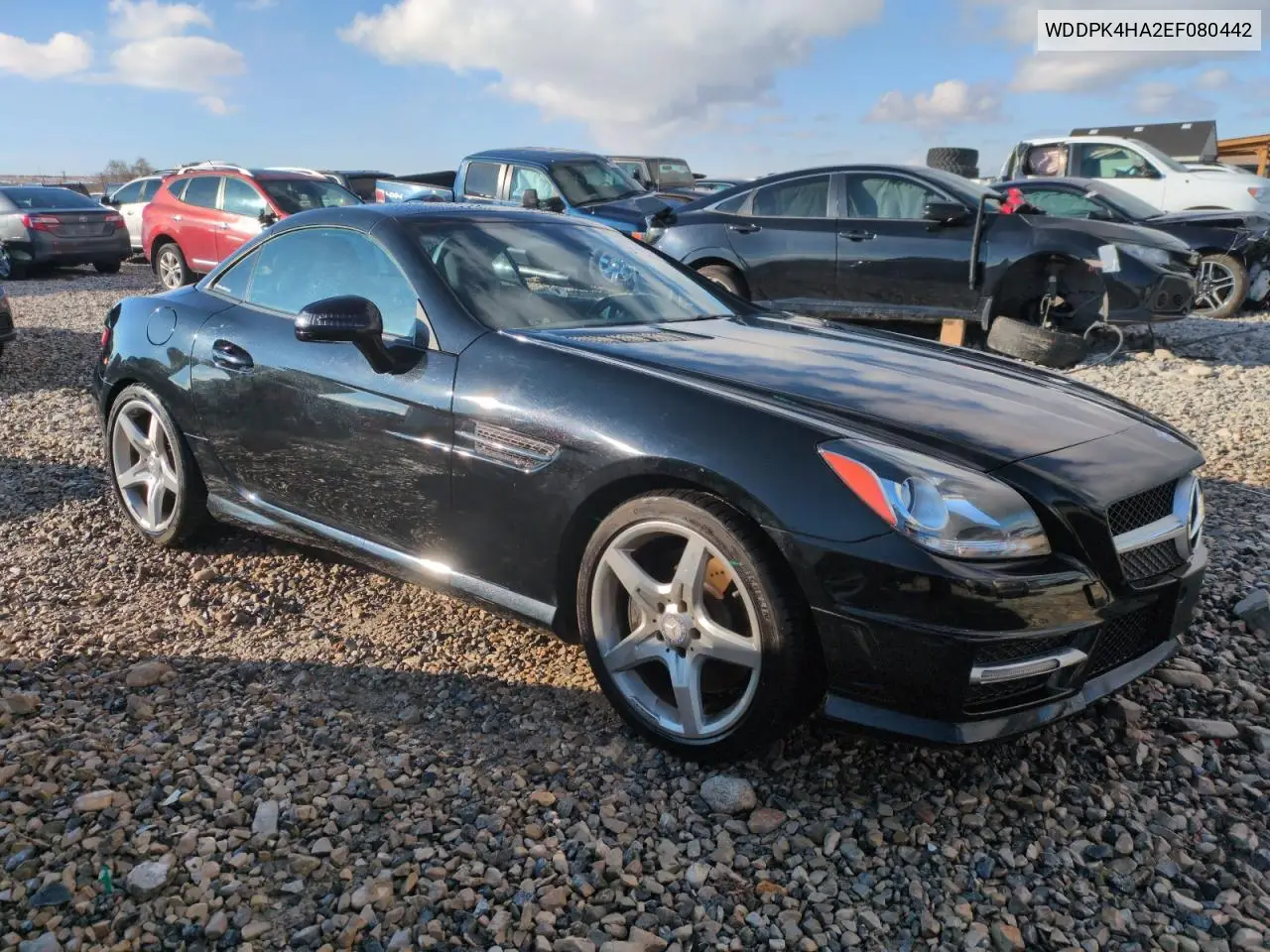 2014 Mercedes-Benz Slk 250 VIN: WDDPK4HA2EF080442 Lot: 45159975