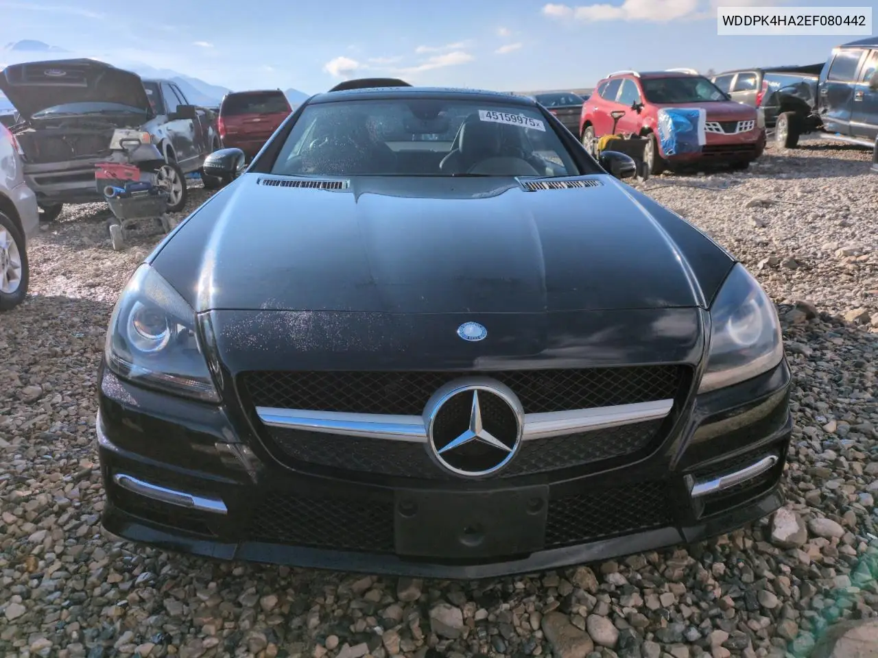 2014 Mercedes-Benz Slk 250 VIN: WDDPK4HA2EF080442 Lot: 45159975