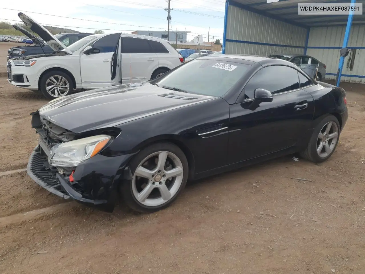 2014 Mercedes-Benz Slk 250 VIN: WDDPK4HAXEF087591 Lot: 54190795