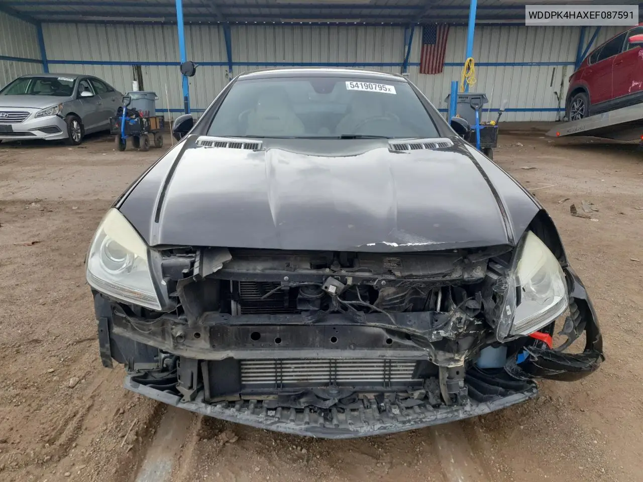 2014 Mercedes-Benz Slk 250 VIN: WDDPK4HAXEF087591 Lot: 54190795