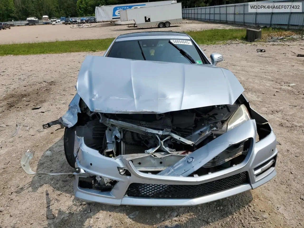 2014 Mercedes-Benz Slk 250 VIN: WDDPK4HA6EF077432 Lot: 58894045