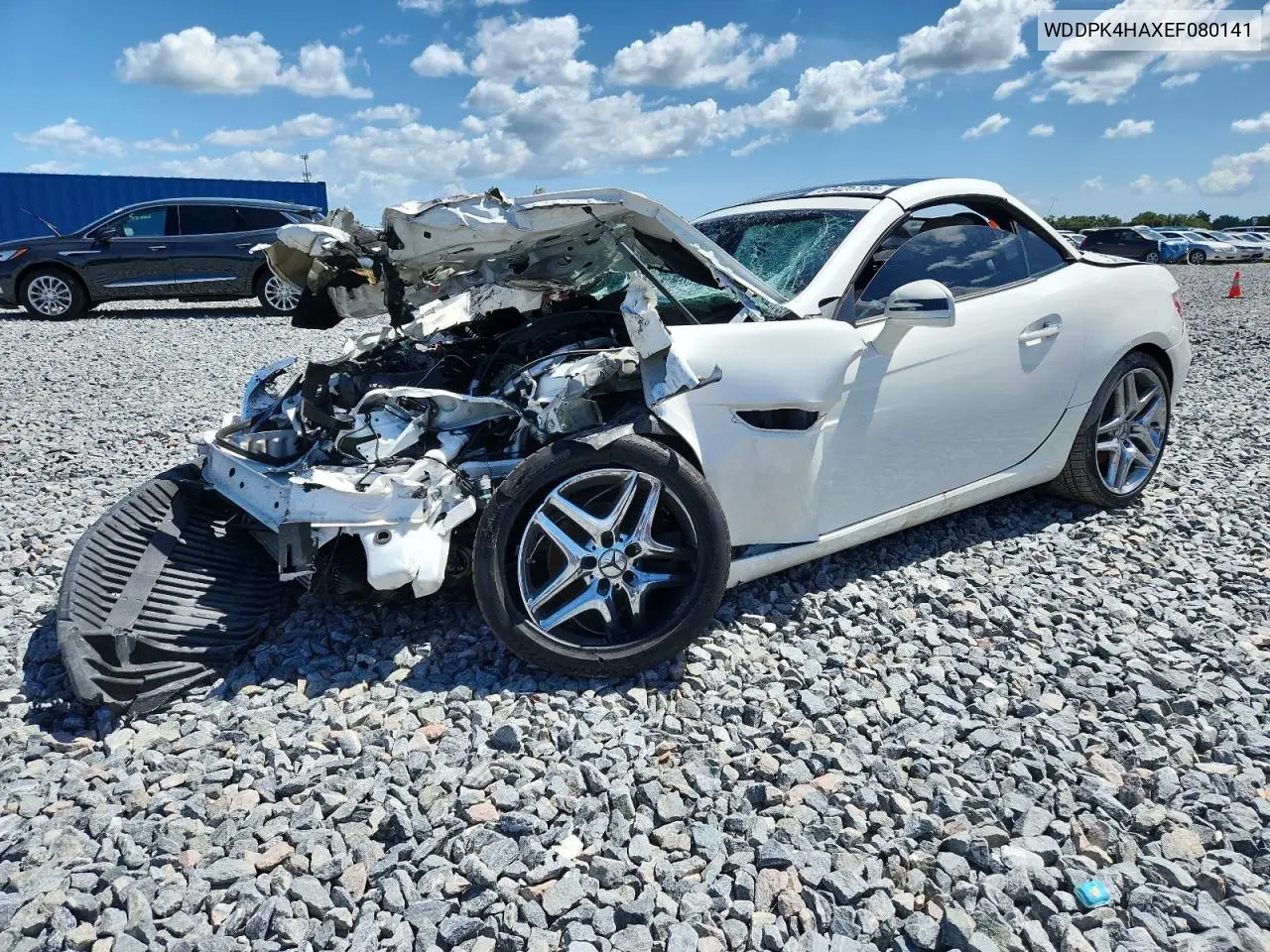2014 Mercedes-Benz Slk 250 VIN: WDDPK4HAXEF080141 Lot: 60425165