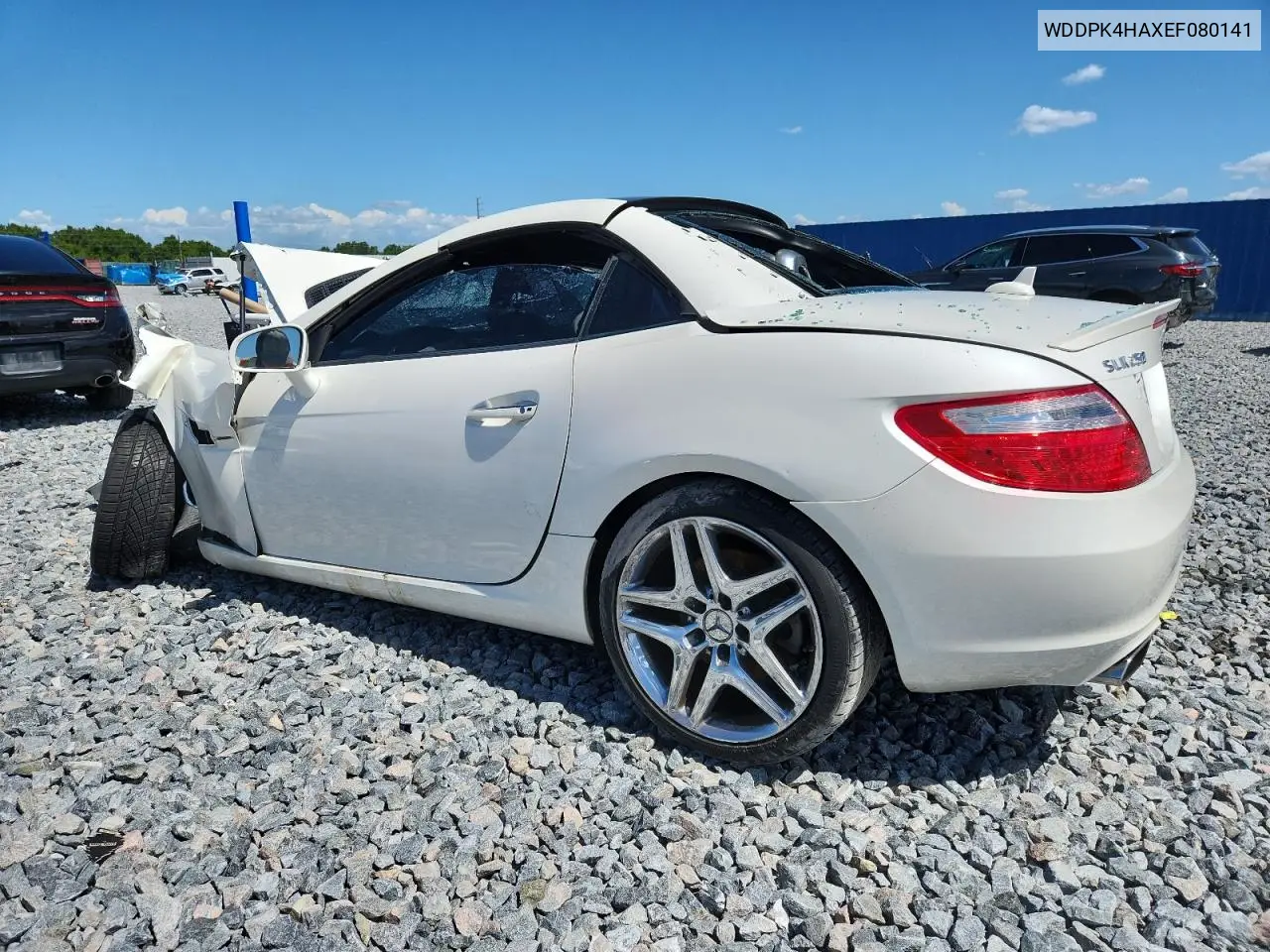 2014 Mercedes-Benz Slk 250 VIN: WDDPK4HAXEF080141 Lot: 60425165