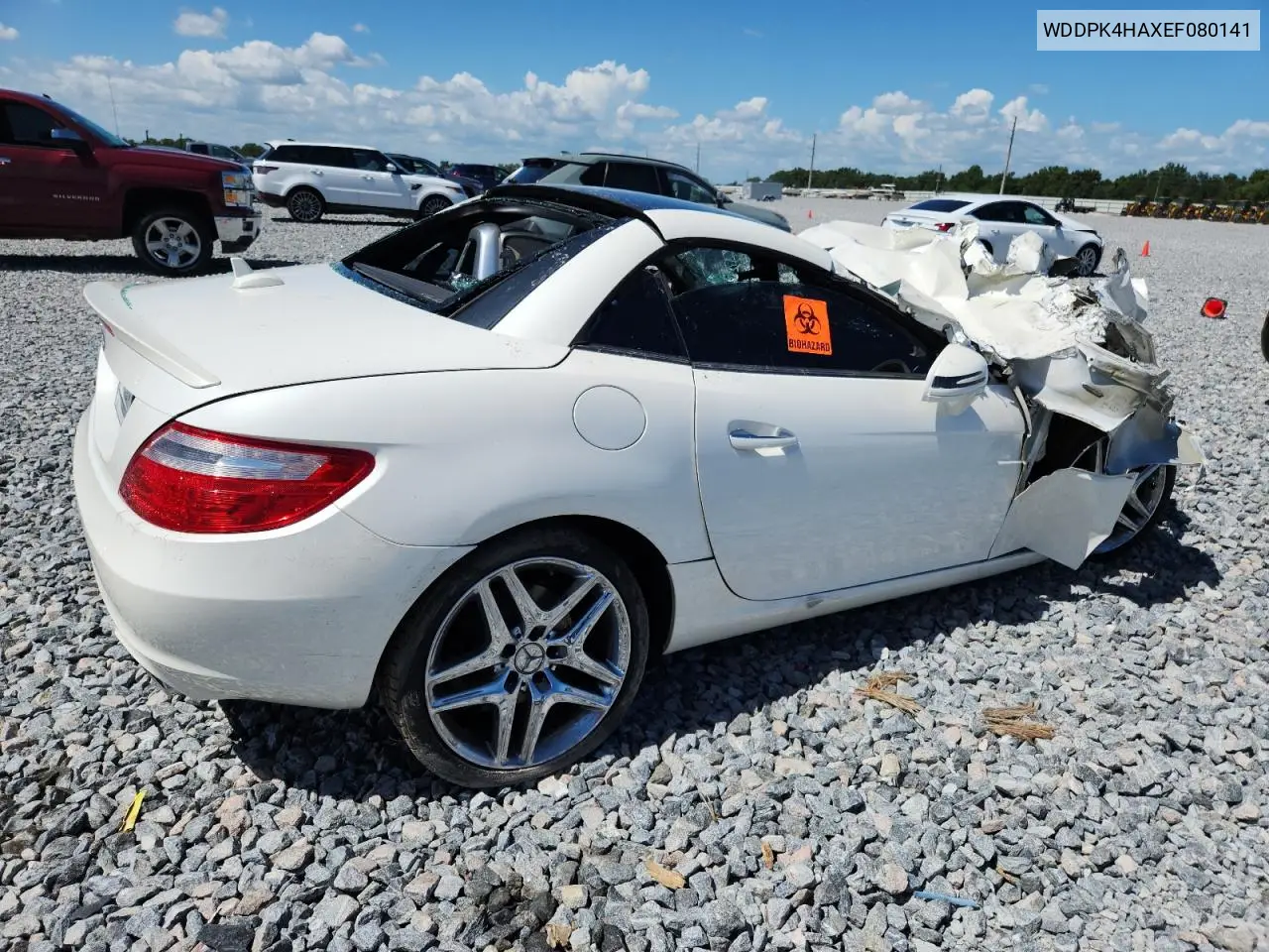 2014 Mercedes-Benz Slk 250 VIN: WDDPK4HAXEF080141 Lot: 60425165