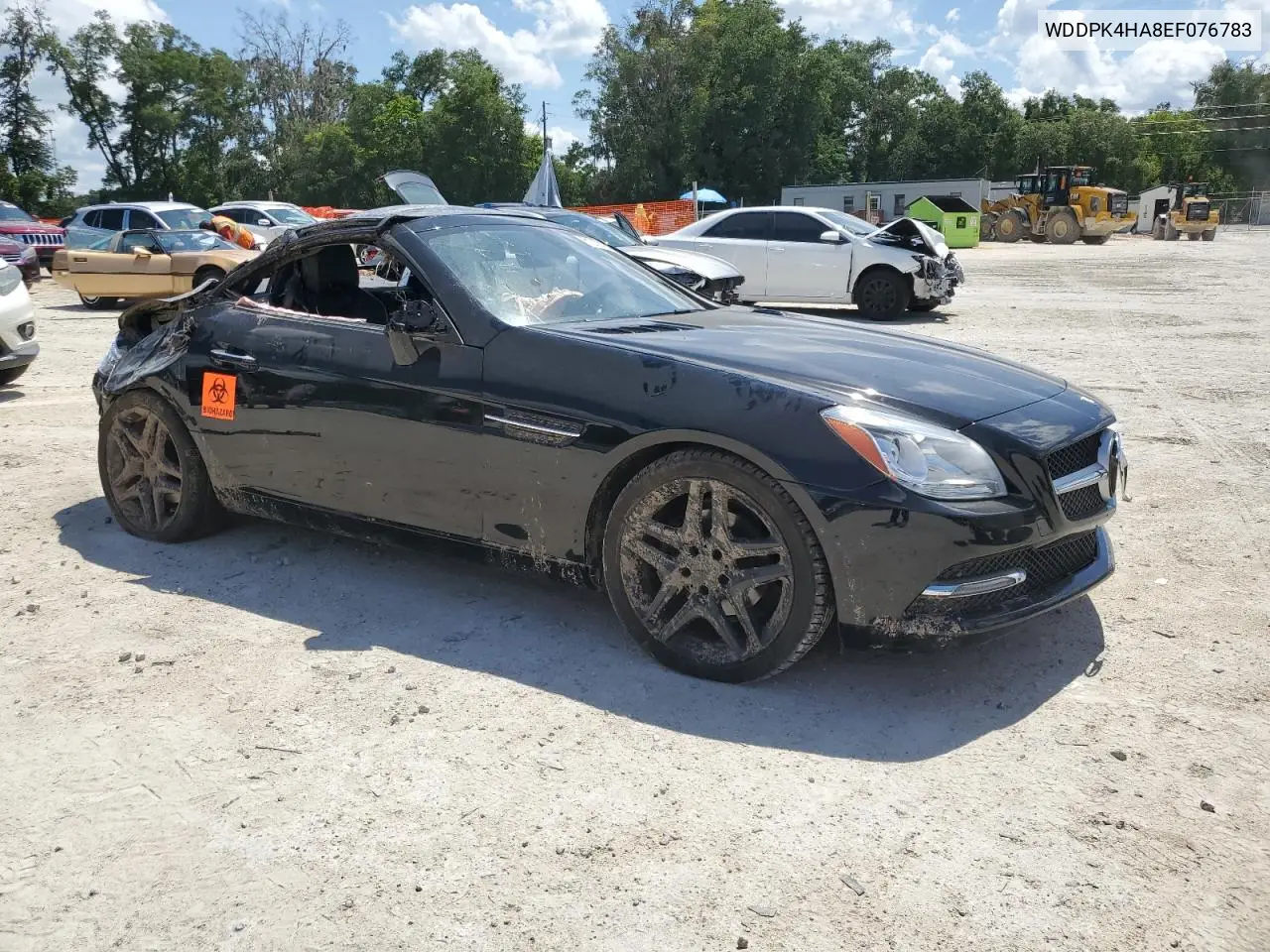 2014 Mercedes-Benz Slk 250 VIN: WDDPK4HA8EF076783 Lot: 61217085