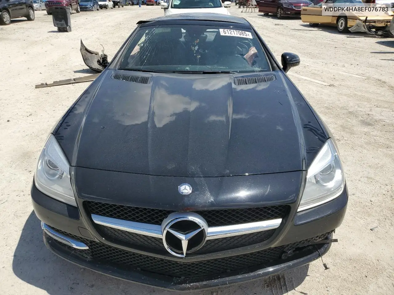 2014 Mercedes-Benz Slk 250 VIN: WDDPK4HA8EF076783 Lot: 61217085