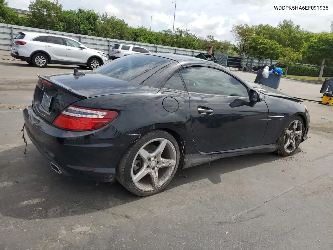 2014 Mercedes-Benz Slk 350 VIN: WDDPK5HA6EF091935 Lot: 62969735