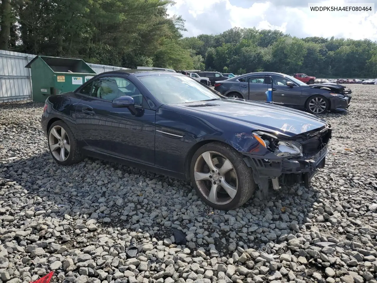 2014 Mercedes-Benz Slk 350 VIN: WDDPK5HA4EF080464 Lot: 63276295