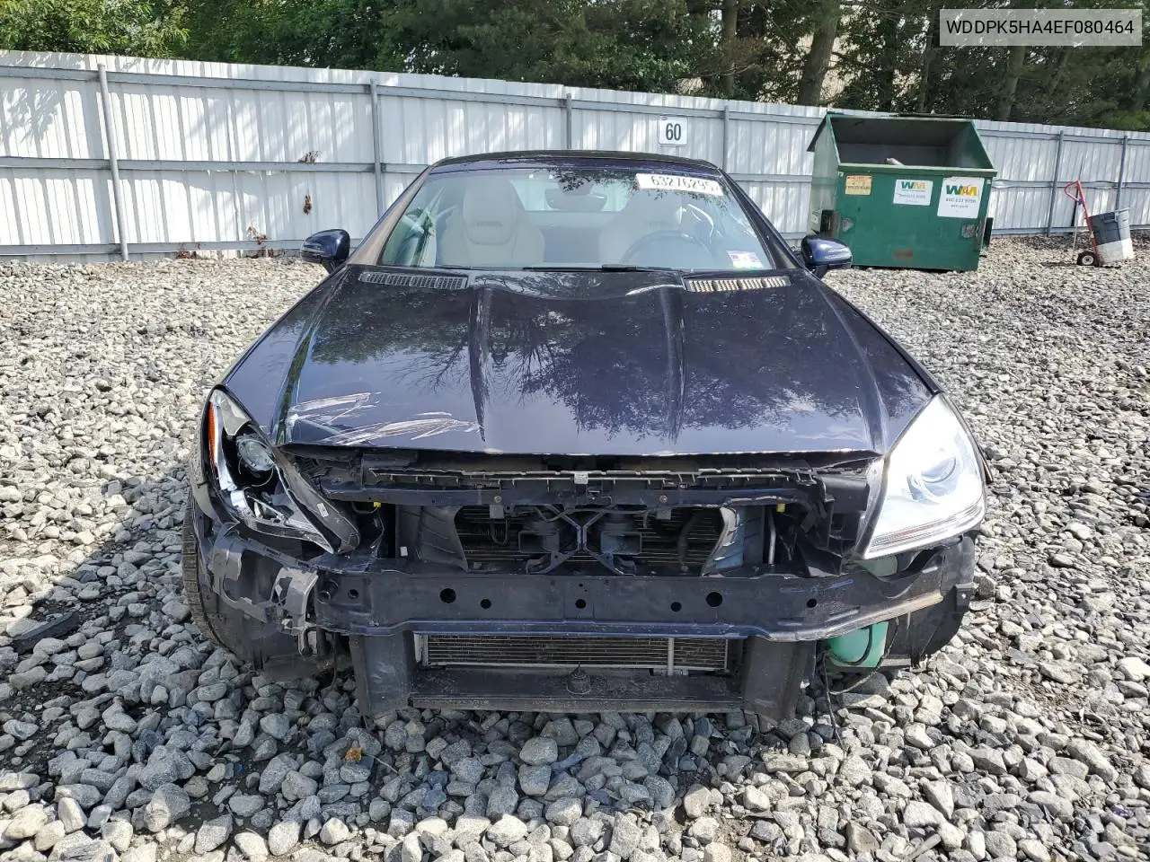2014 Mercedes-Benz Slk 350 VIN: WDDPK5HA4EF080464 Lot: 63276295