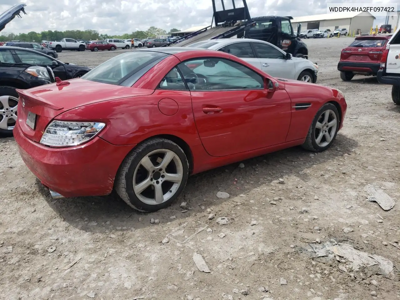 2015 Mercedes-Benz Slk 250 VIN: WDDPK4HA2FF097422 Lot: 53867665