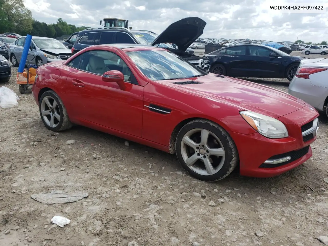 2015 Mercedes-Benz Slk 250 VIN: WDDPK4HA2FF097422 Lot: 53867665