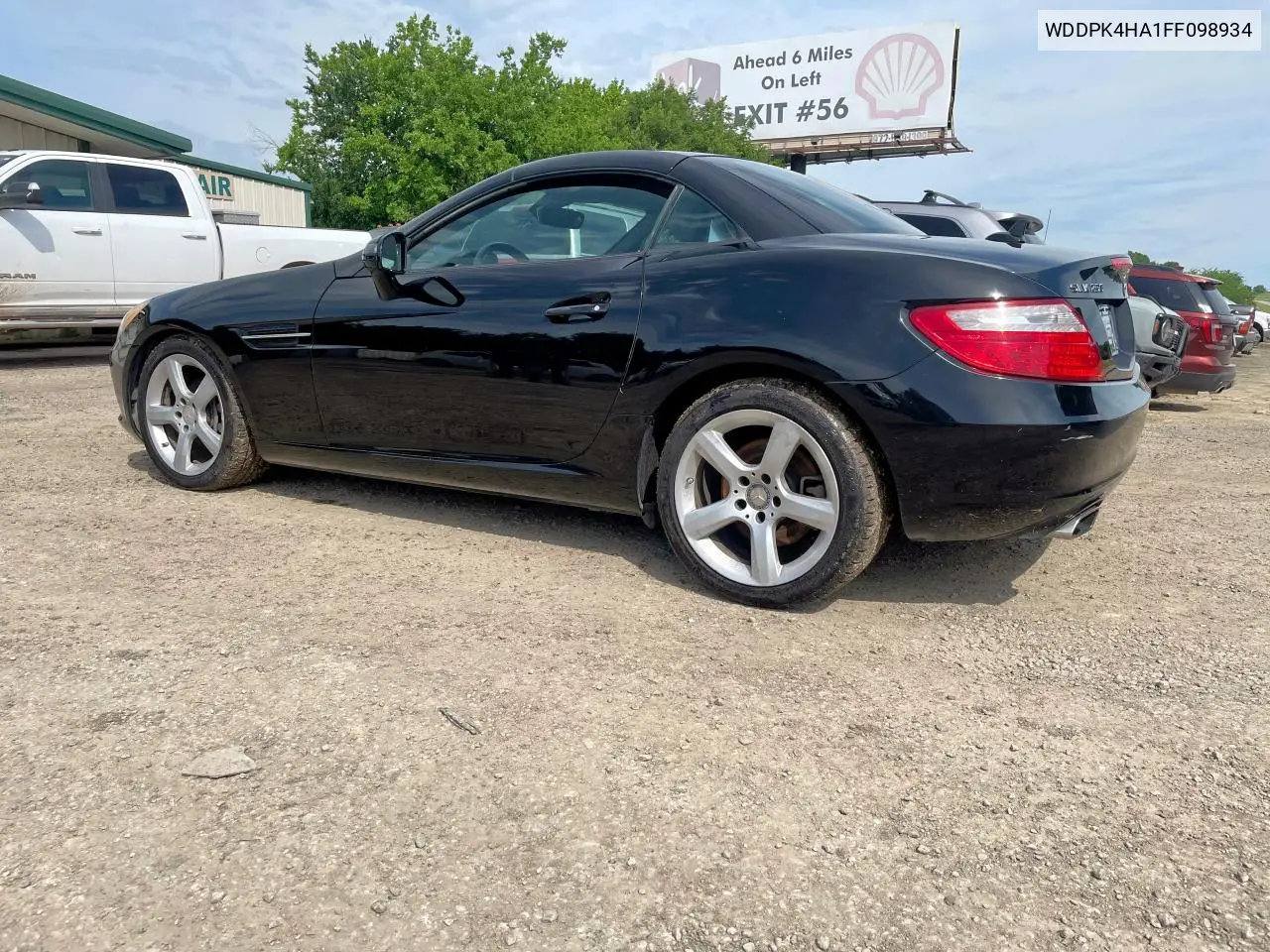 2015 Mercedes-Benz Slk 250 VIN: WDDPK4HA1FF098934 Lot: 55996085