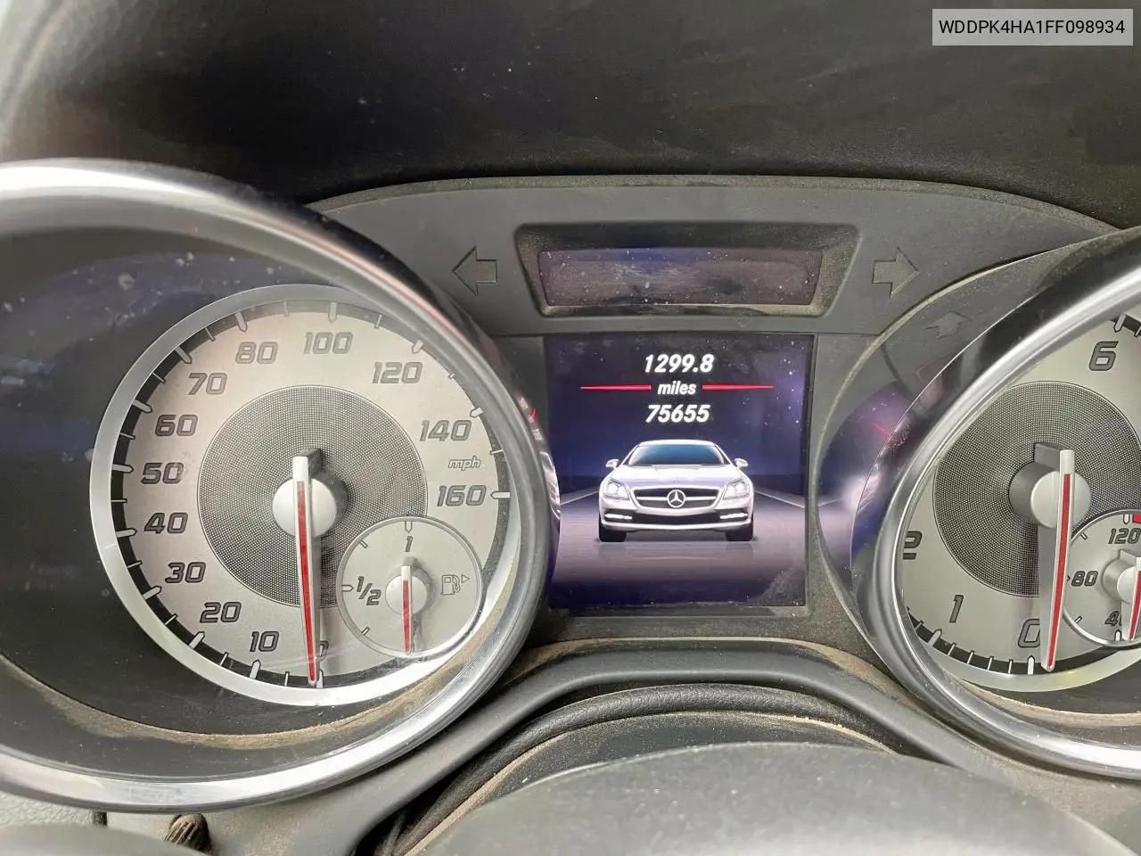2015 Mercedes-Benz Slk 250 VIN: WDDPK4HA1FF098934 Lot: 55996085