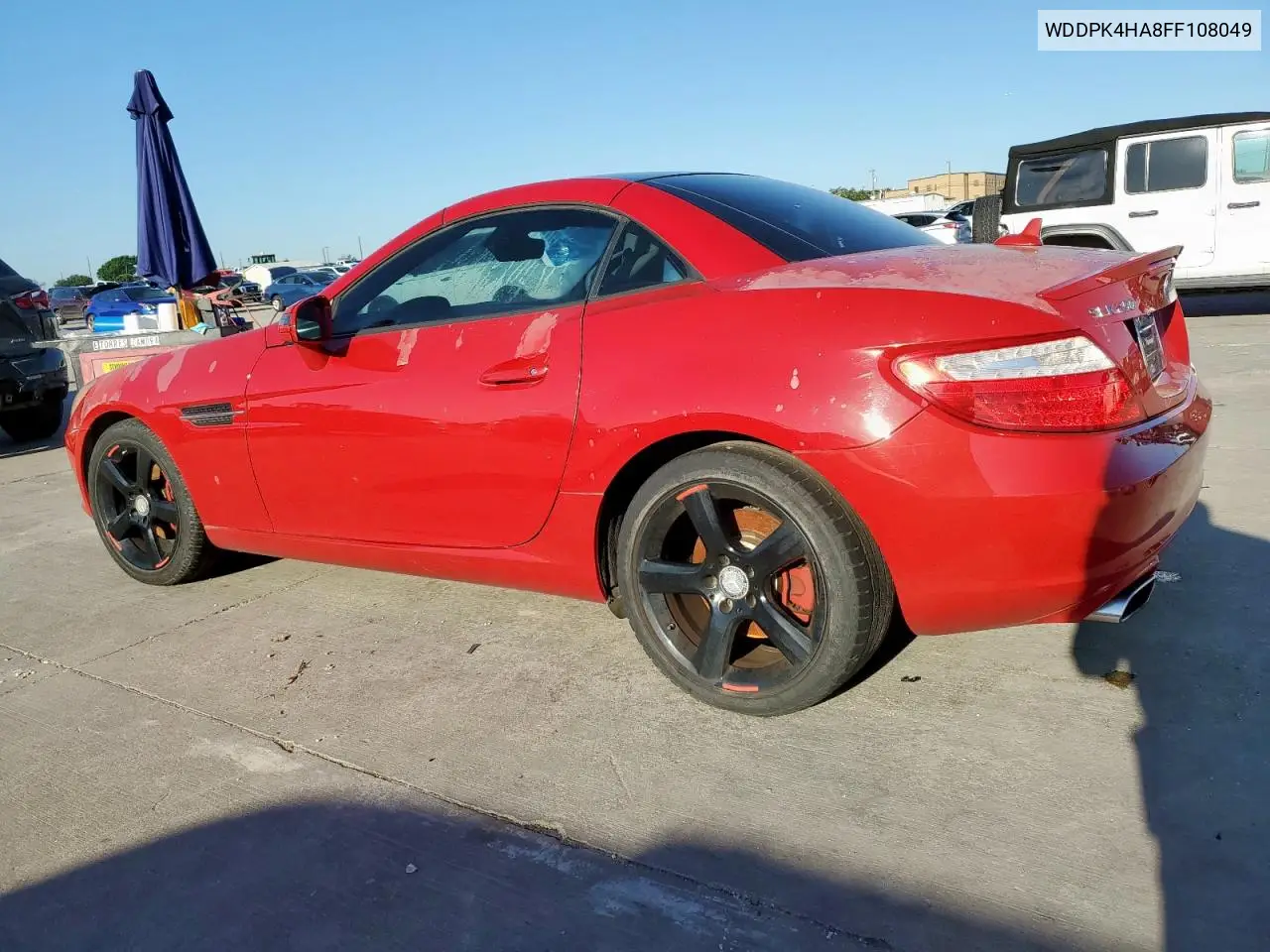 2015 Mercedes-Benz Slk 250 VIN: WDDPK4HA8FF108049 Lot: 56337355