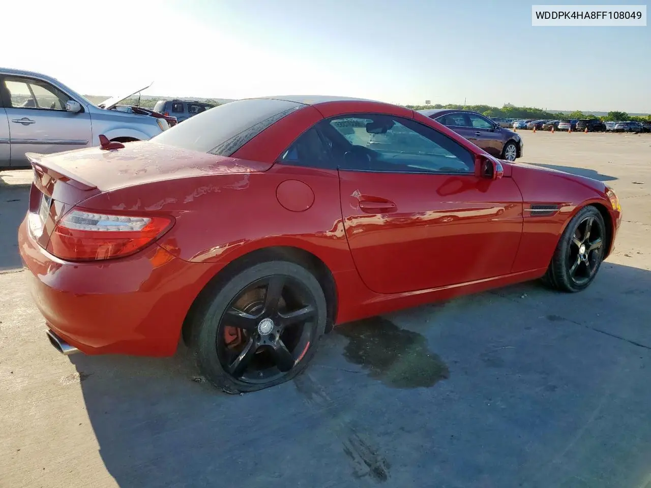 2015 Mercedes-Benz Slk 250 VIN: WDDPK4HA8FF108049 Lot: 56337355
