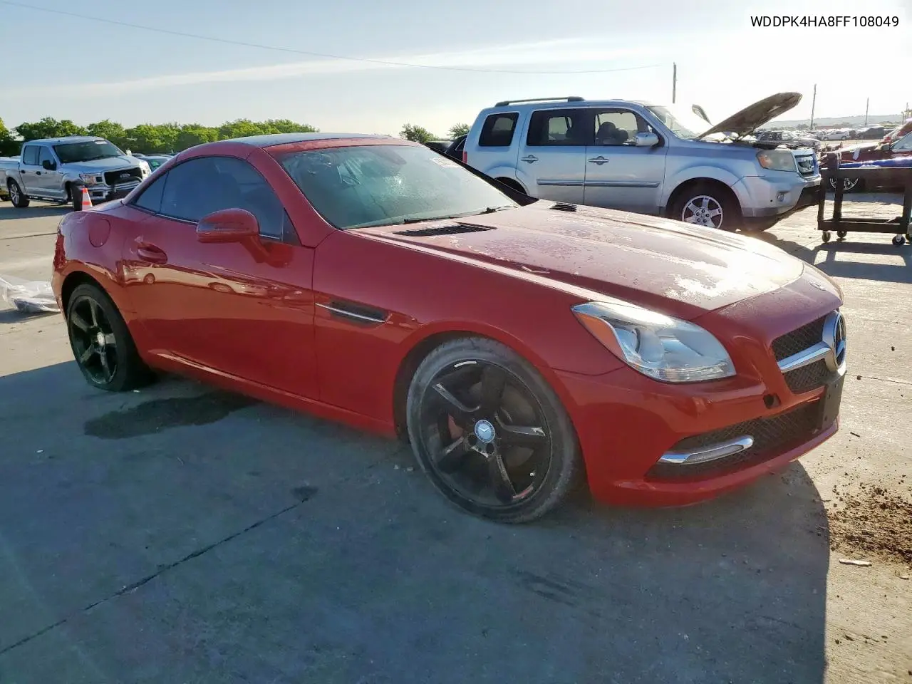 2015 Mercedes-Benz Slk 250 VIN: WDDPK4HA8FF108049 Lot: 56337355
