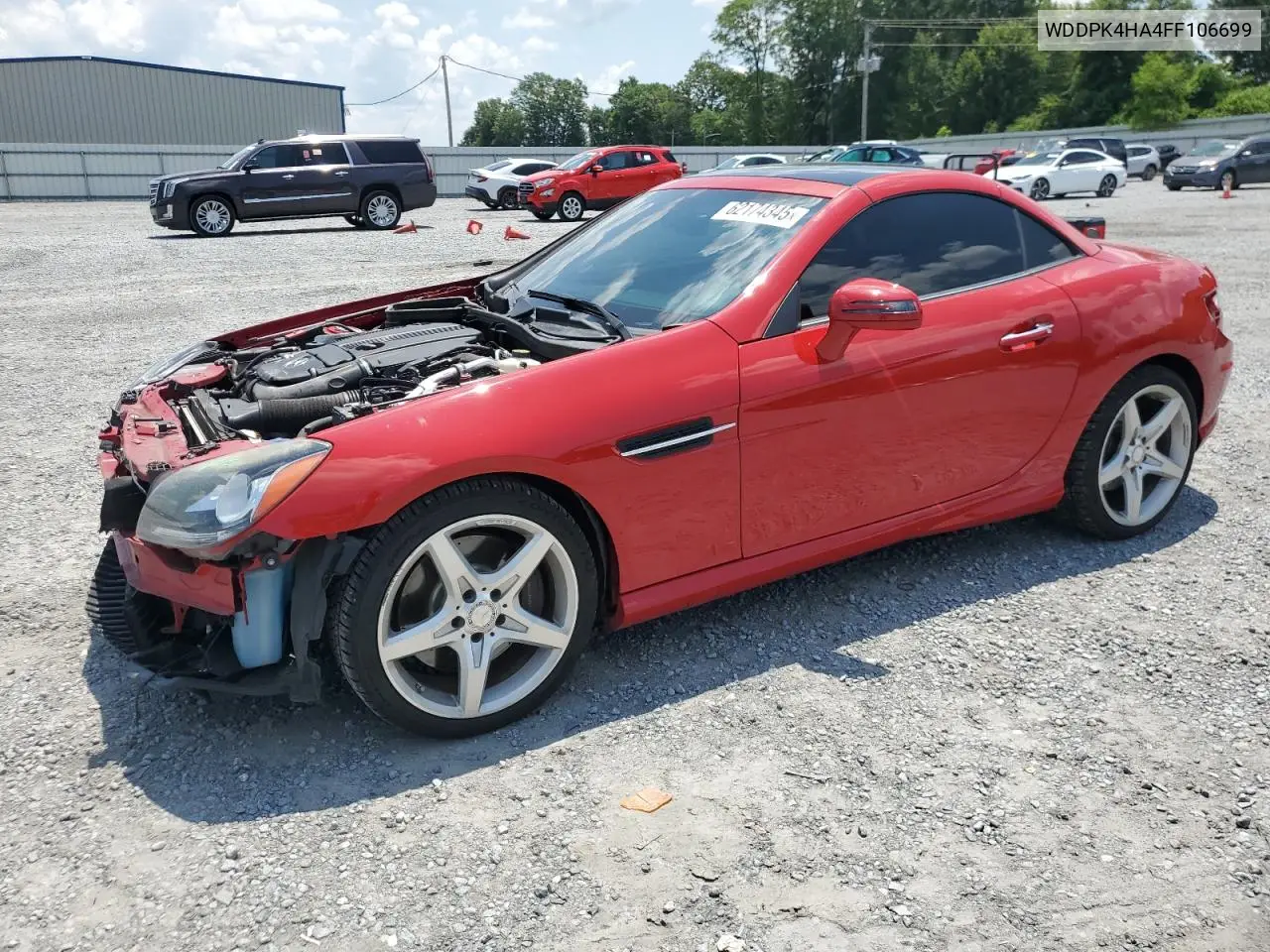 2015 Mercedes-Benz Slk 250 VIN: WDDPK4HA4FF106699 Lot: 62174345