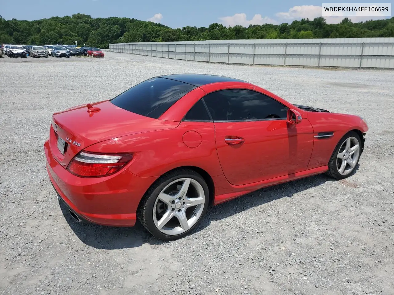 2015 Mercedes-Benz Slk 250 VIN: WDDPK4HA4FF106699 Lot: 62174345