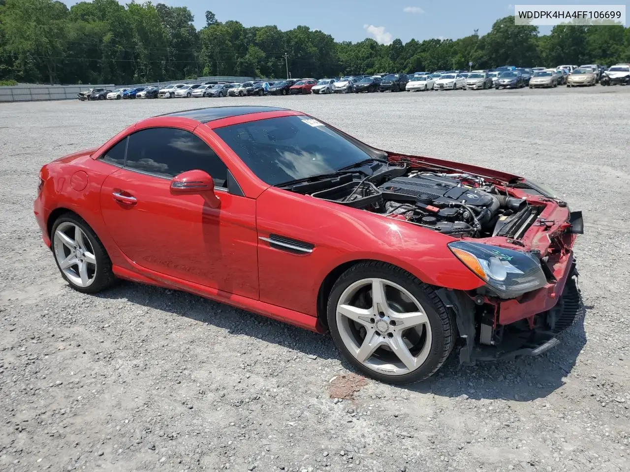 2015 Mercedes-Benz Slk 250 VIN: WDDPK4HA4FF106699 Lot: 62174345