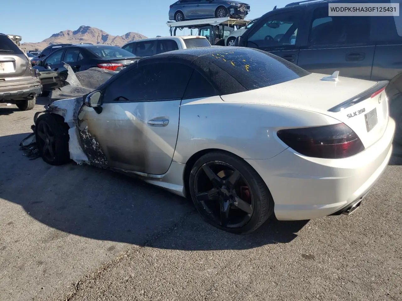 2016 Mercedes-Benz Slk 350 VIN: WDDPK5HA3GF125431 Lot: 48380365