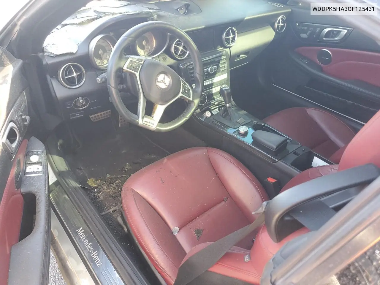 2016 Mercedes-Benz Slk 350 VIN: WDDPK5HA3GF125431 Lot: 48380365
