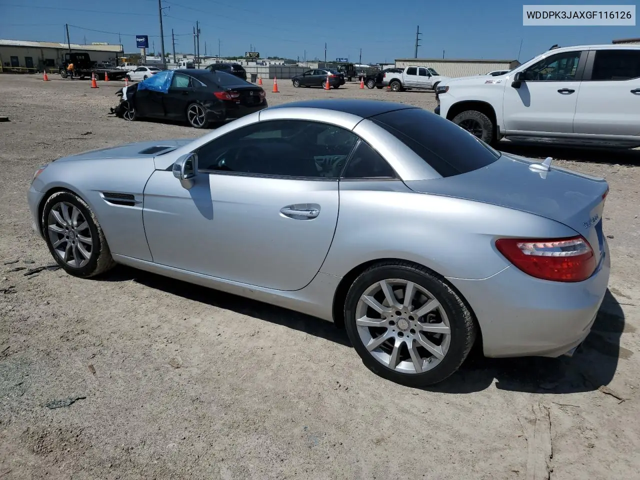 2016 Mercedes-Benz Slk 300 VIN: WDDPK3JAXGF116126 Lot: 52287515