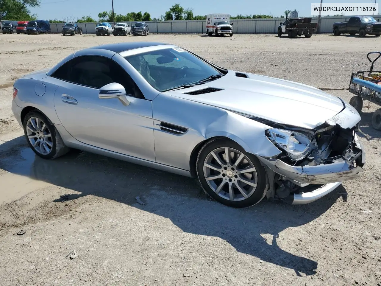 2016 Mercedes-Benz Slk 300 VIN: WDDPK3JAXGF116126 Lot: 52287515
