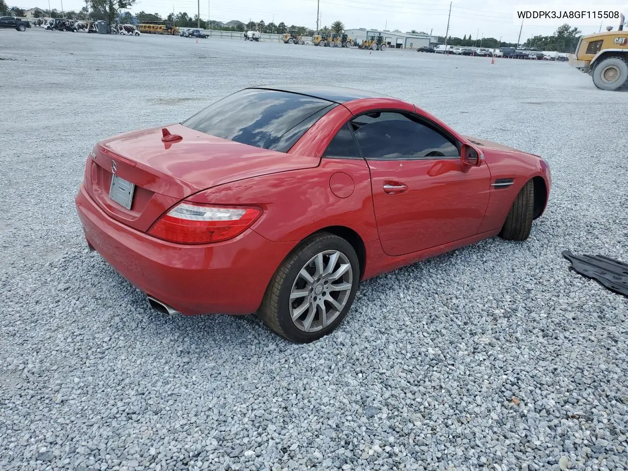 2016 Mercedes-Benz Slk 300 VIN: WDDPK3JA8GF115508 Lot: 54140375