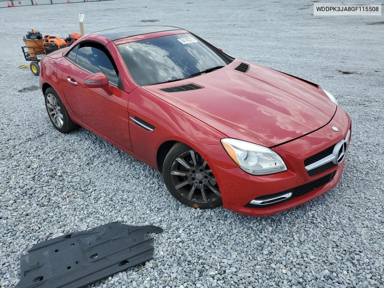 2016 Mercedes-Benz Slk 300 VIN: WDDPK3JA8GF115508 Lot: 54140375