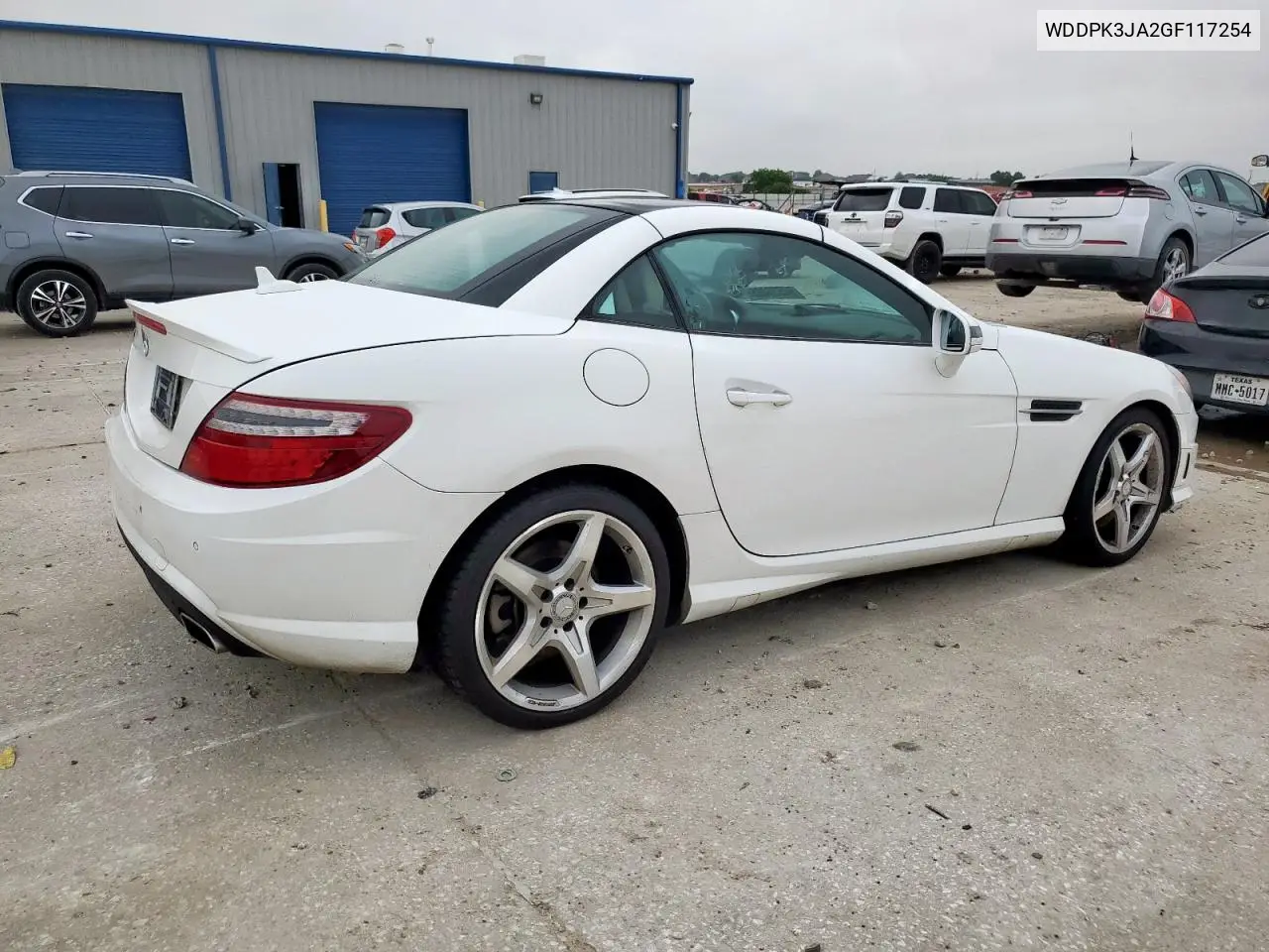2016 Mercedes-Benz Slk 300 VIN: WDDPK3JA2GF117254 Lot: 54530495