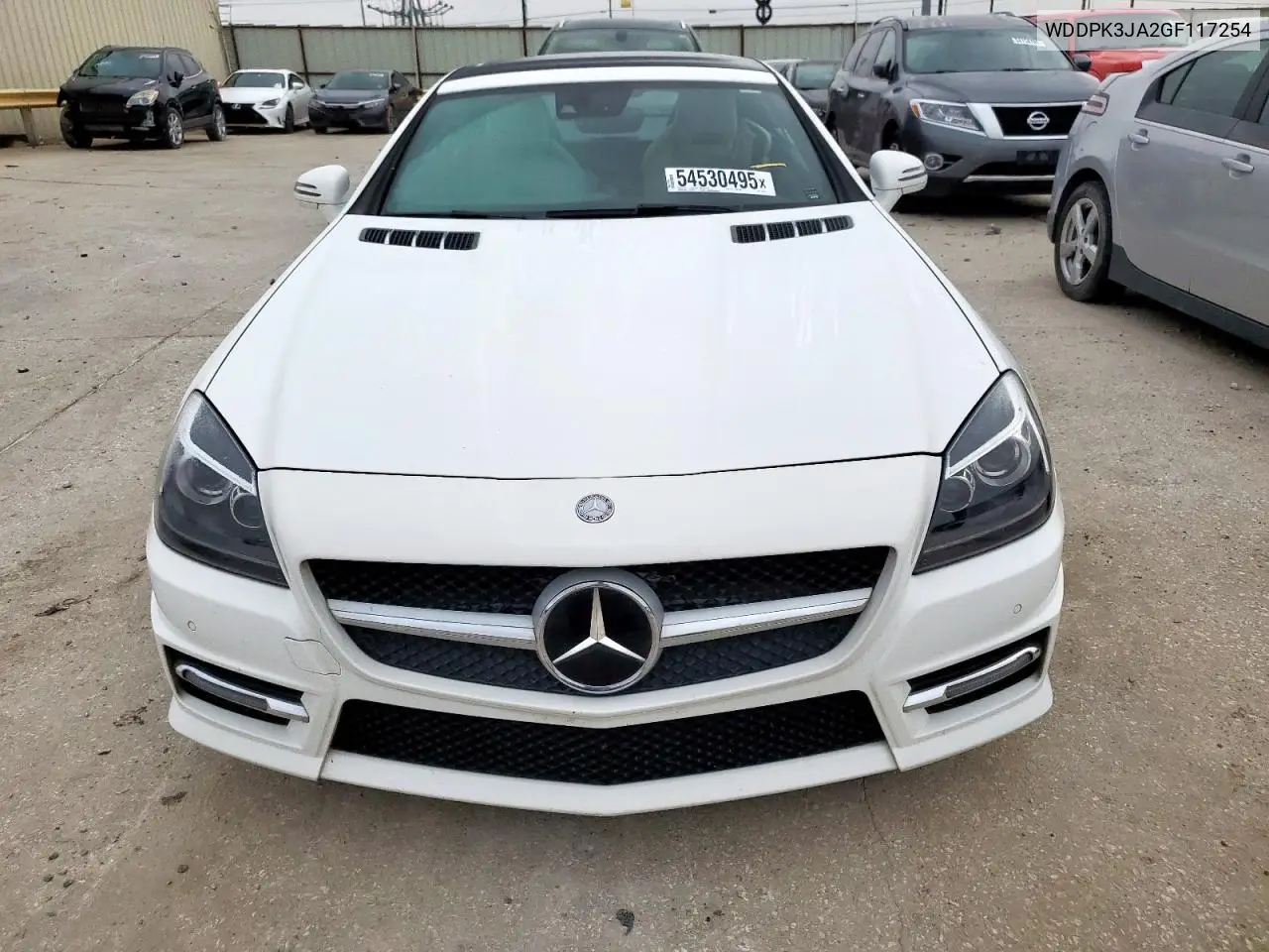 2016 Mercedes-Benz Slk 300 VIN: WDDPK3JA2GF117254 Lot: 54530495
