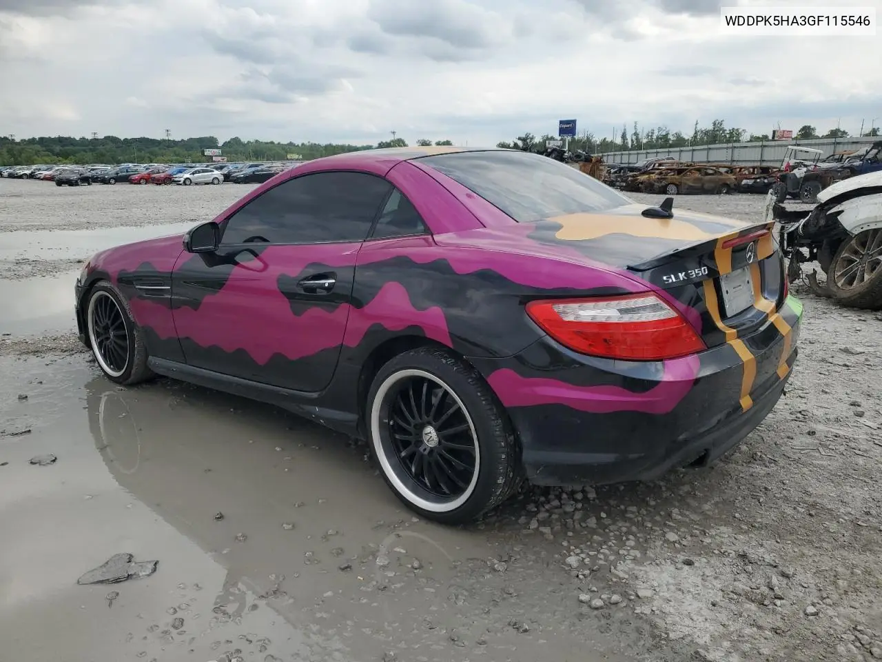 2016 Mercedes-Benz Slk 350 VIN: WDDPK5HA3GF115546 Lot: 56627415