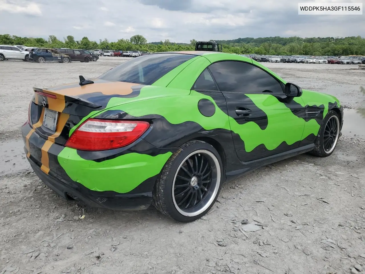 2016 Mercedes-Benz Slk 350 VIN: WDDPK5HA3GF115546 Lot: 56627415