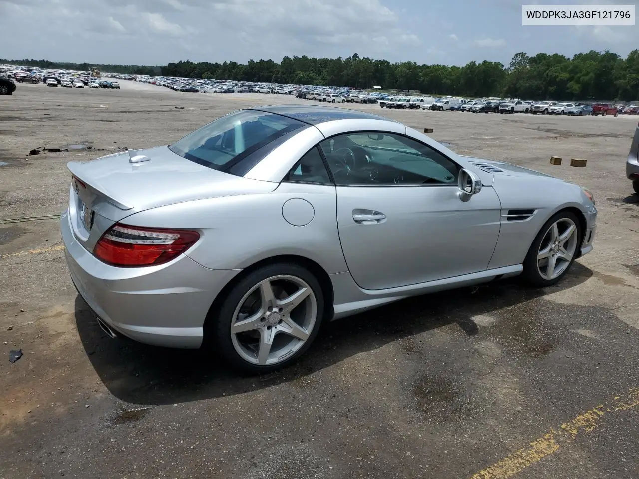 2016 Mercedes-Benz Slk 300 VIN: WDDPK3JA3GF121796 Lot: 59791585