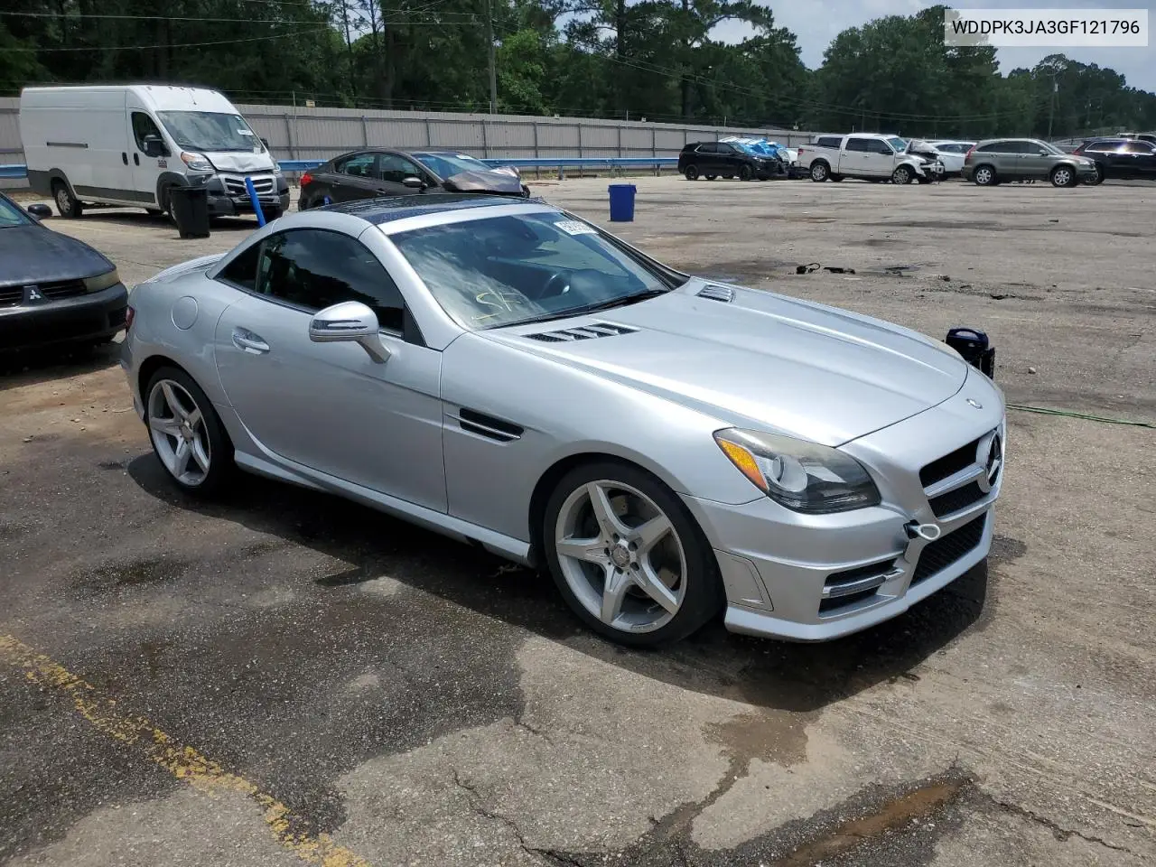 2016 Mercedes-Benz Slk 300 VIN: WDDPK3JA3GF121796 Lot: 59791585