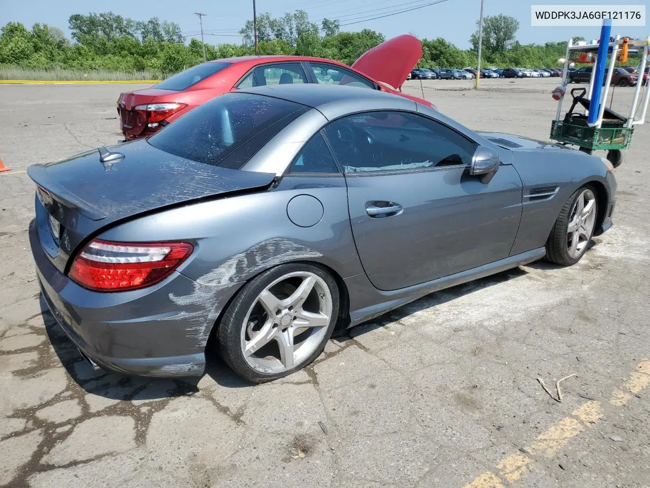 2016 Mercedes-Benz Slk 300 VIN: WDDPK3JA6GF121176 Lot: 60413565