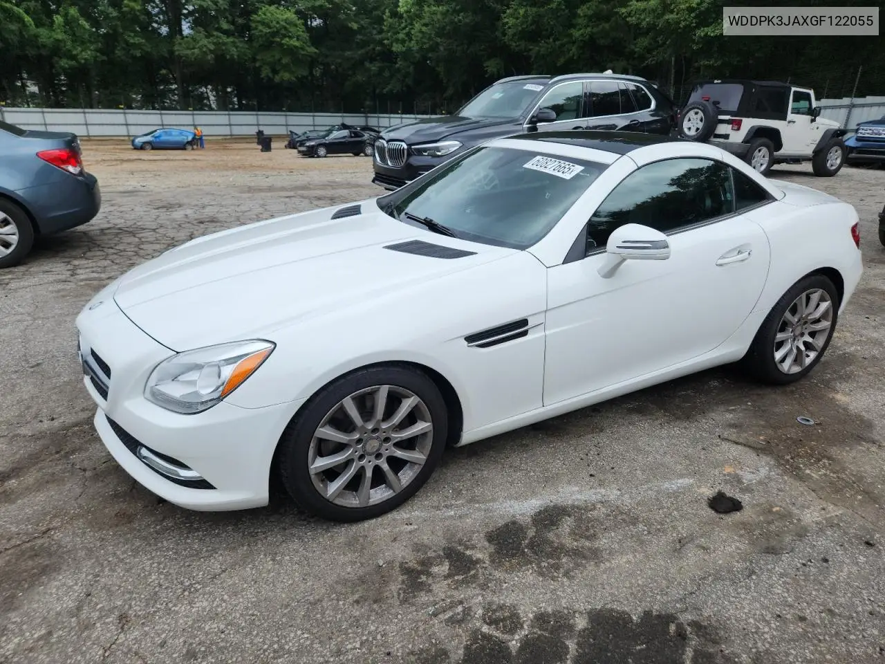 2016 Mercedes-Benz Slk 300 VIN: WDDPK3JAXGF122055 Lot: 60827665