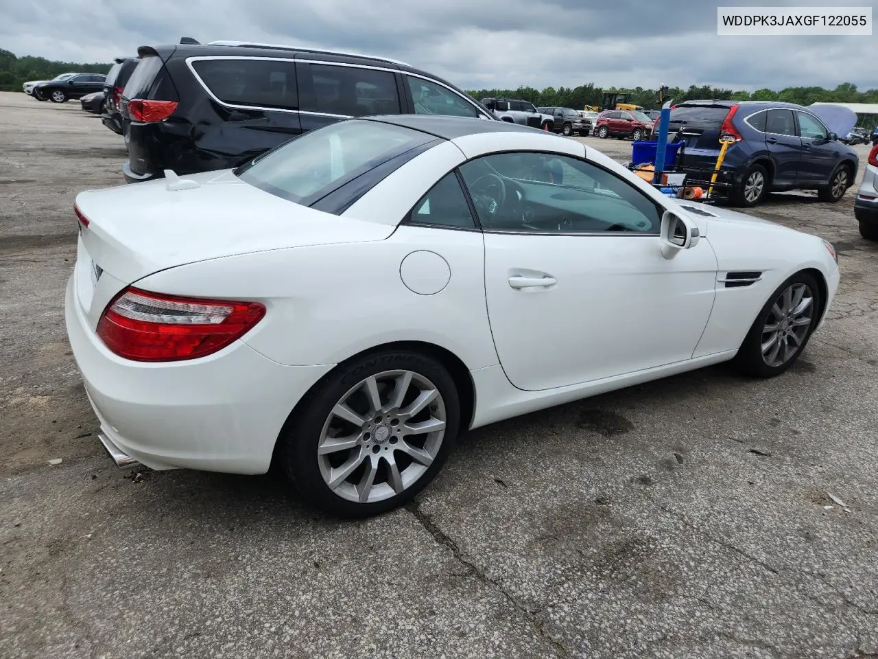 2016 Mercedes-Benz Slk 300 VIN: WDDPK3JAXGF122055 Lot: 60827665