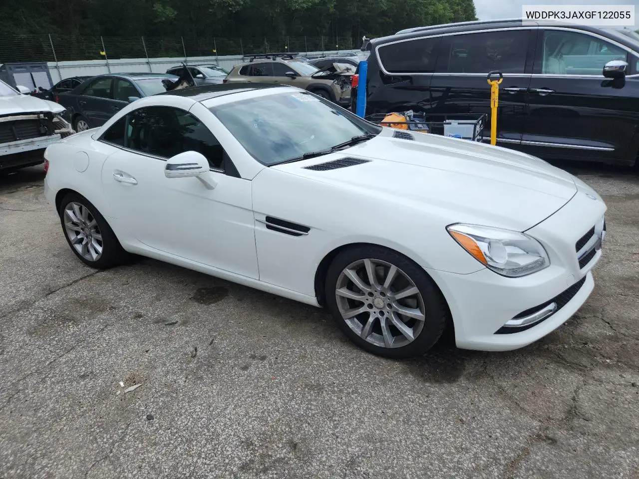 2016 Mercedes-Benz Slk 300 VIN: WDDPK3JAXGF122055 Lot: 60827665