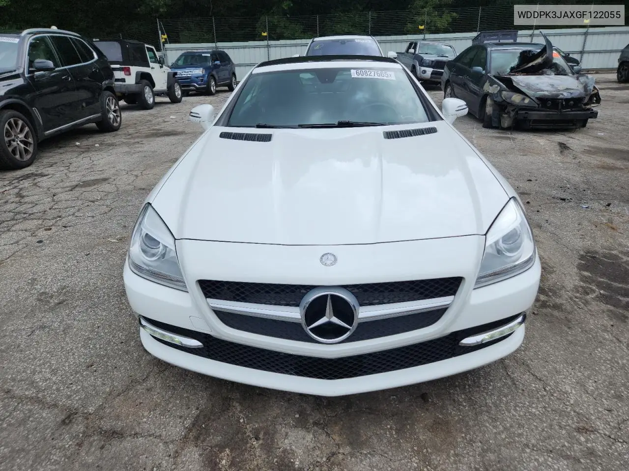 2016 Mercedes-Benz Slk 300 VIN: WDDPK3JAXGF122055 Lot: 60827665