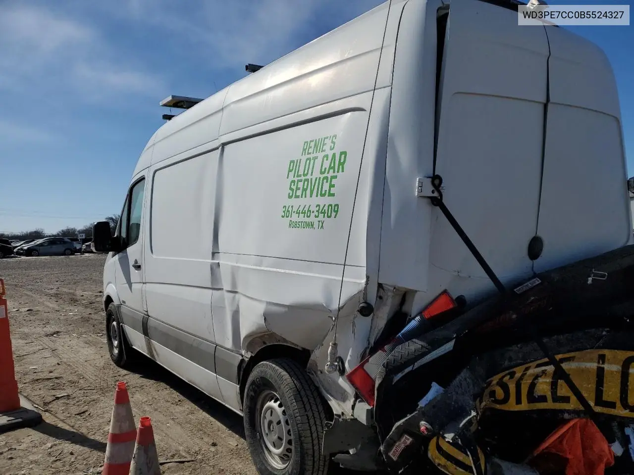 2011 Mercedes-Benz Sprinter 2500 VIN: WD3PE7CC0B5524327 Lot: 46348835