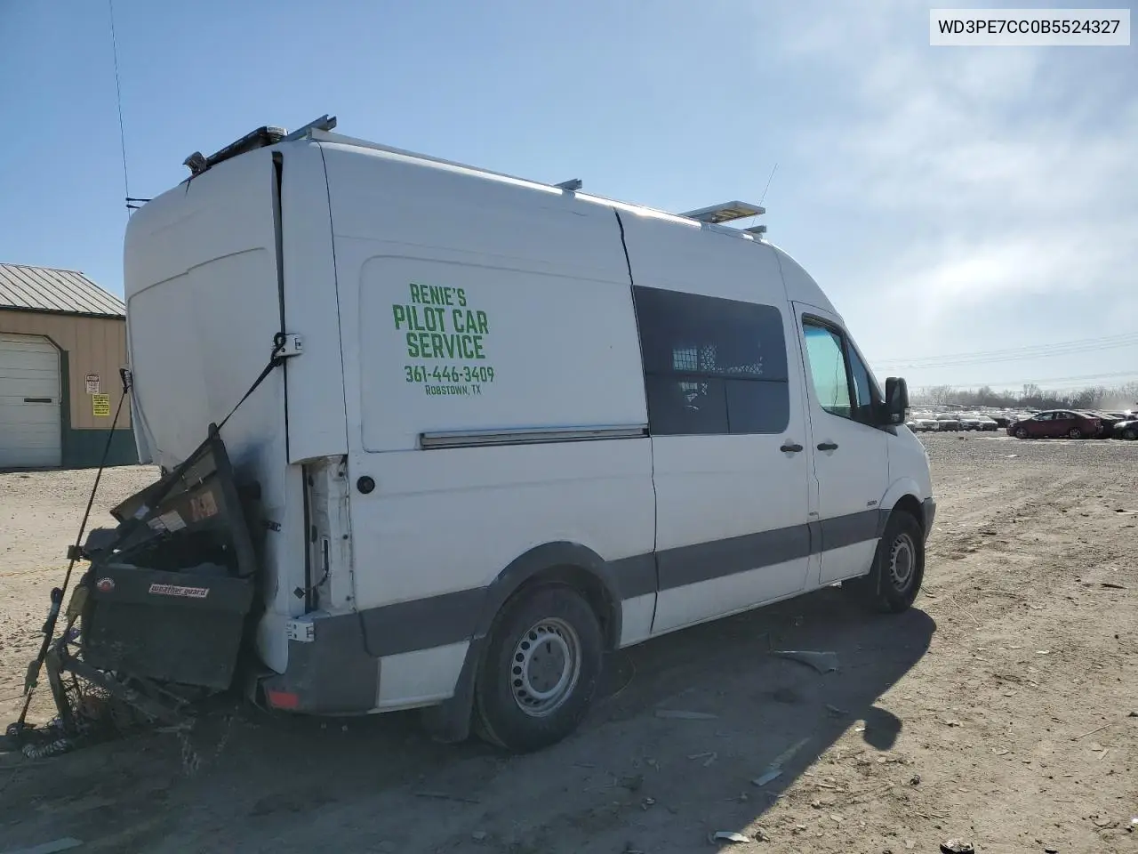 2011 Mercedes-Benz Sprinter 2500 VIN: WD3PE7CC0B5524327 Lot: 46348835