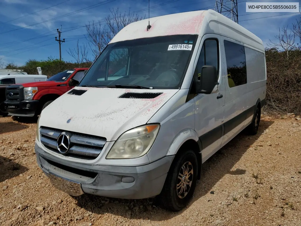 2011 Mercedes-Benz Sprinter 2500 VIN: WD4PE8CC5B5506035 Lot: 49916145
