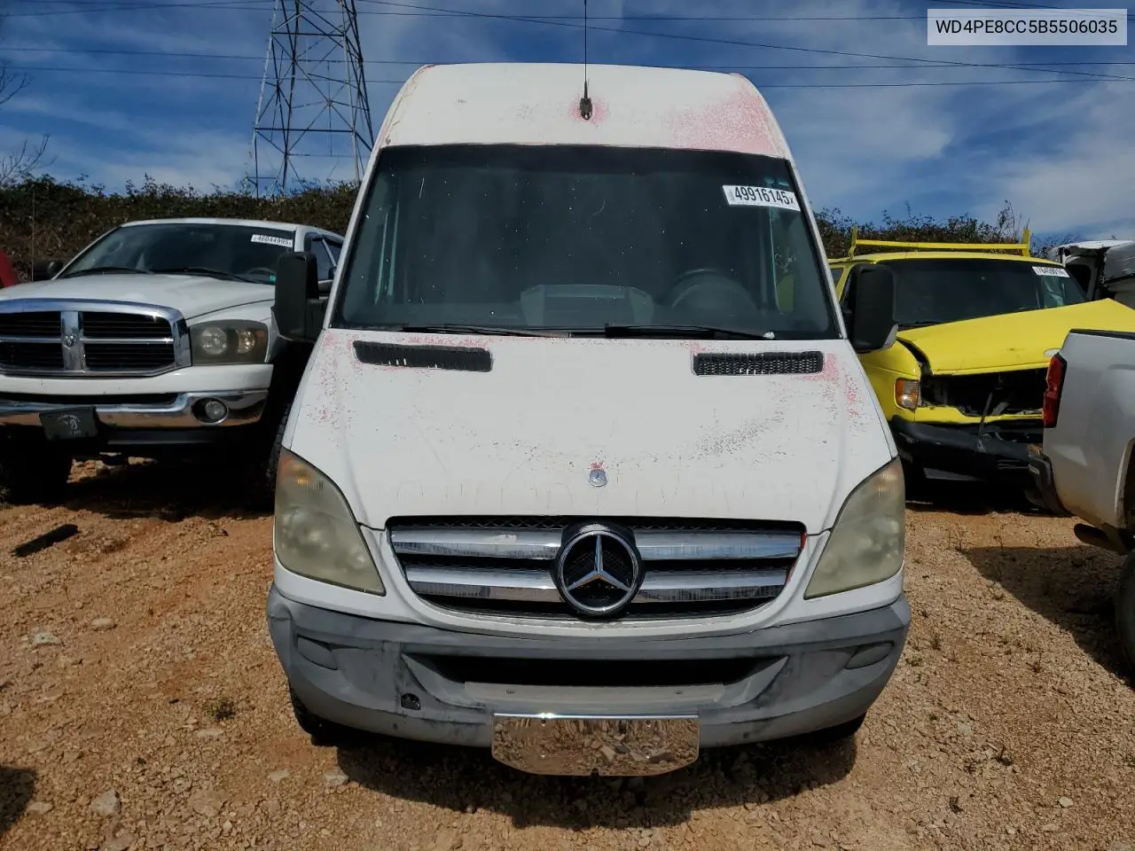 2011 Mercedes-Benz Sprinter 2500 VIN: WD4PE8CC5B5506035 Lot: 49916145