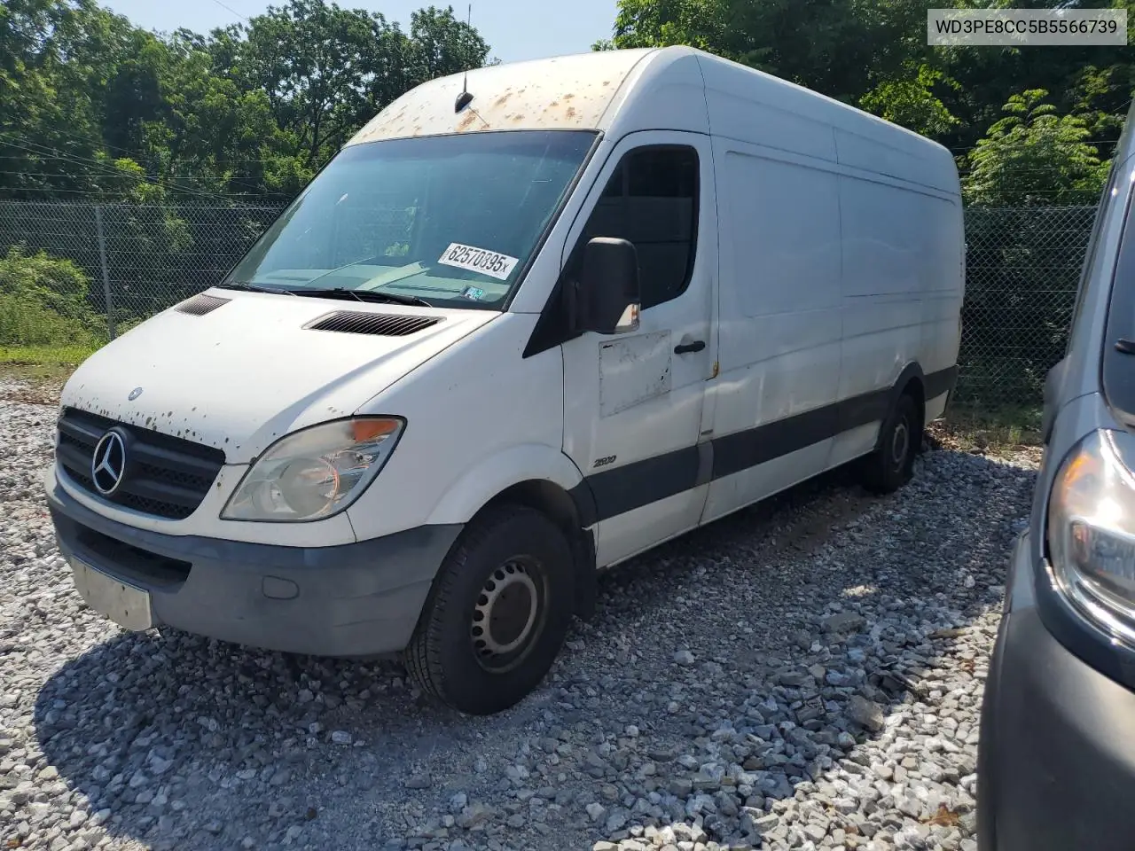2011 Mercedes-Benz Sprinter 2500 VIN: WD3PE8CC5B5566739 Lot: 62570895