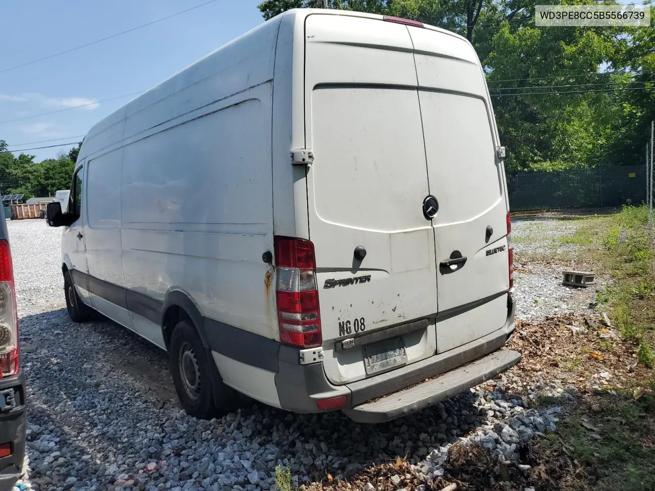 2011 Mercedes-Benz Sprinter 2500 VIN: WD3PE8CC5B5566739 Lot: 62570895